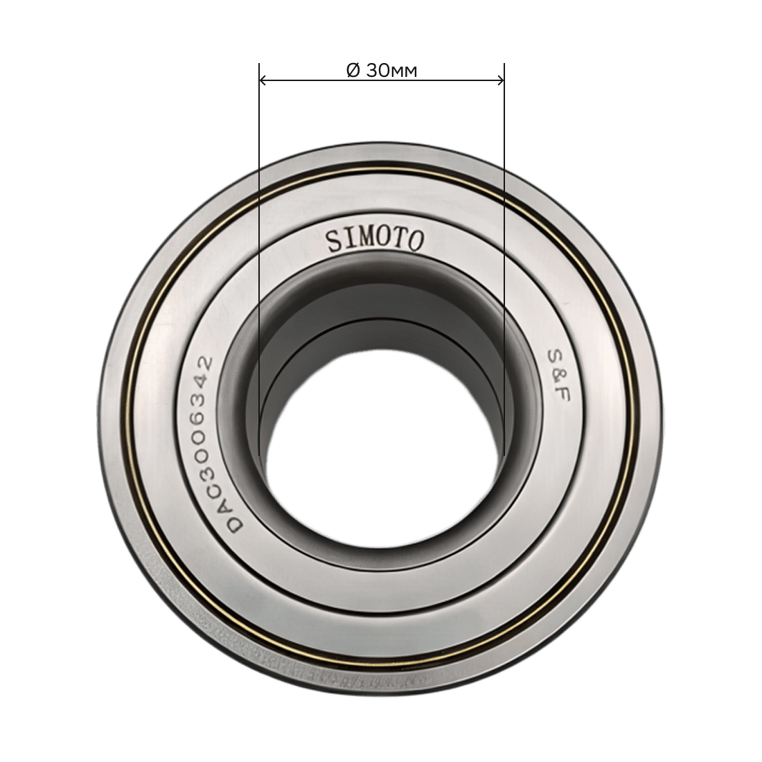 Подшипник ступицы (SIMOTO) S&F Z6, Z8, 800-U8 DAC3063 (задний) odes pathcross 650 800 1000
